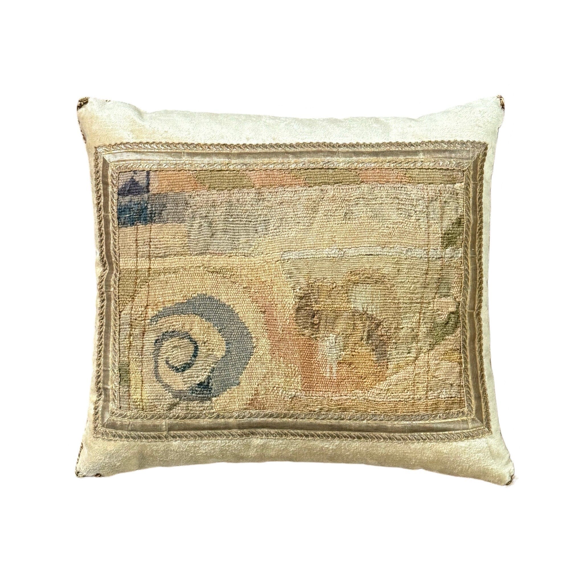 16th C.Tapestry Fragment (#T090924 | 17 x 19") New Pillows B. Viz Design