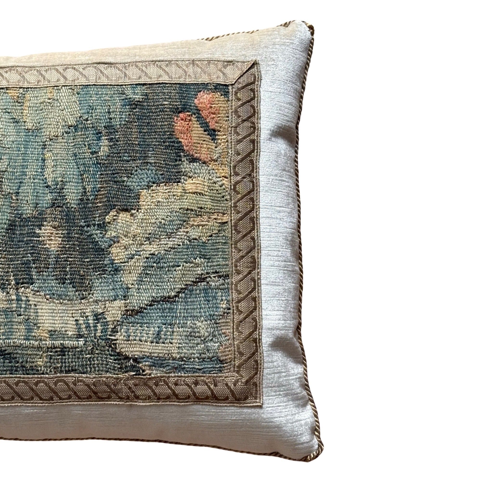 17th C. Tapestry Fragment (#T021225 | 14.5 x 18.5”) Pillows B. Viz Design