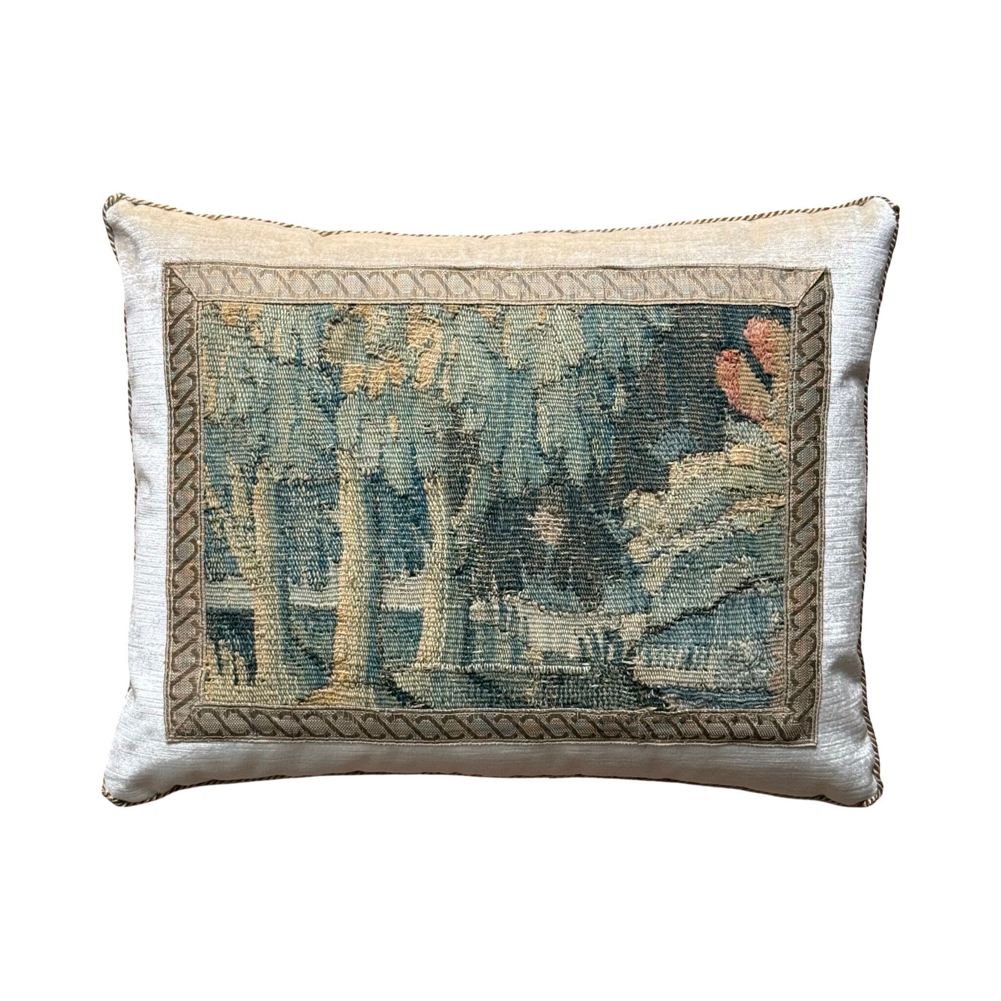 17th C. Tapestry Fragment (#T021225 | 14.5 x 18.5”) Pillows B. Viz Design