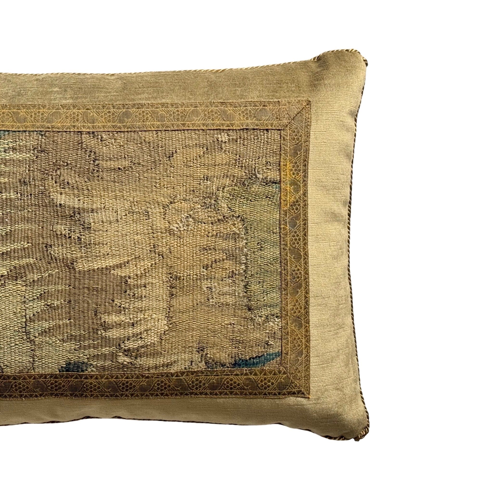17th C. Tapestry Fragment (#T021325 | 13.5 x 18”) Pillows B. Viz Design