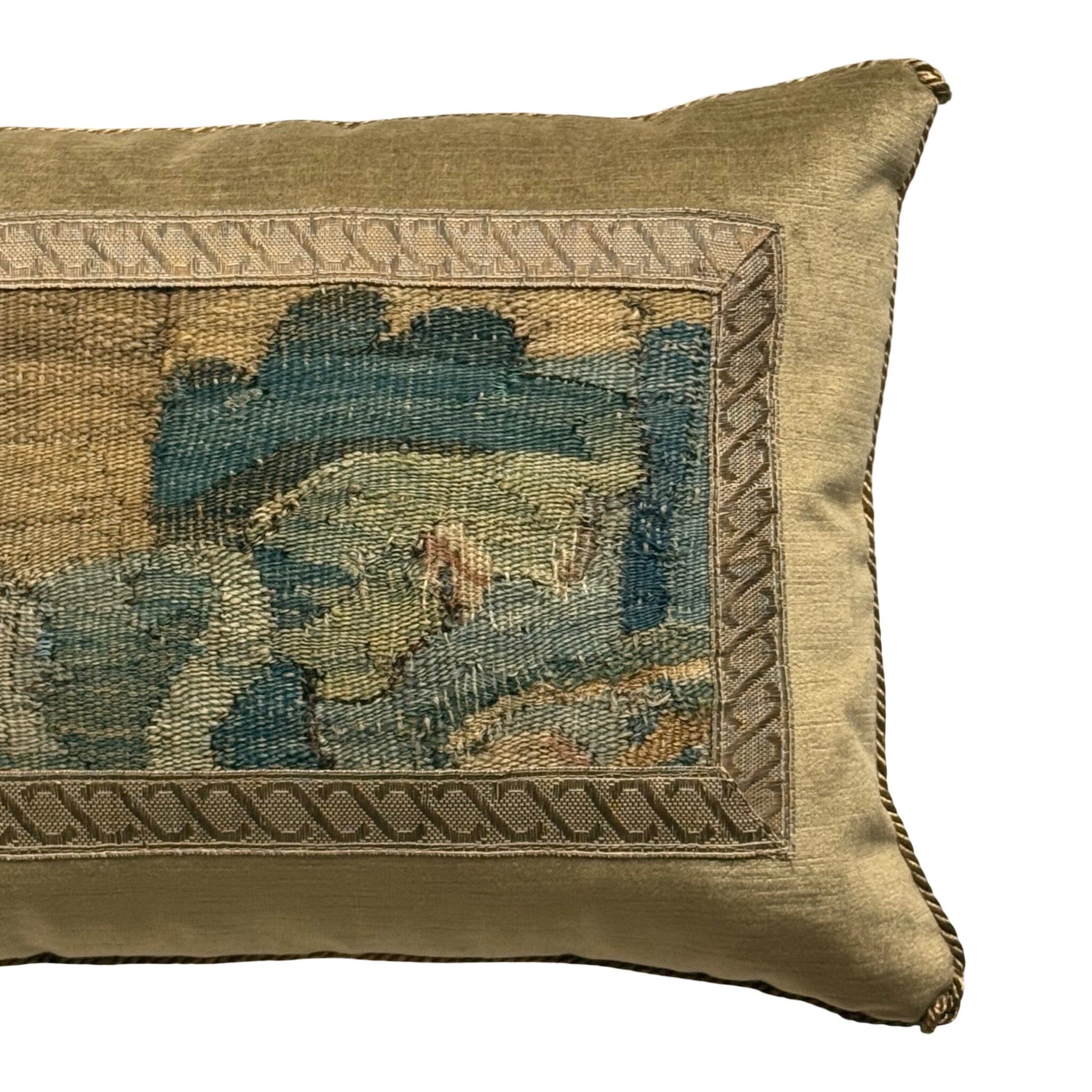 17th C. Tapestry Fragment (#T021425 | 11.5 x 18.5”) Pillows B. Viz Design