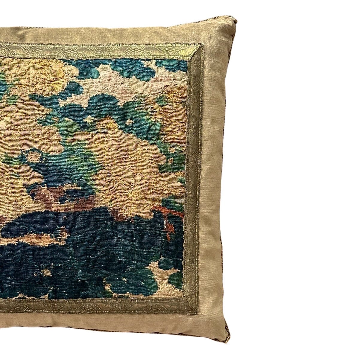 17th C. Tapestry Fragment (#T101322B | 20 x 20") New Pillows B. Viz Design