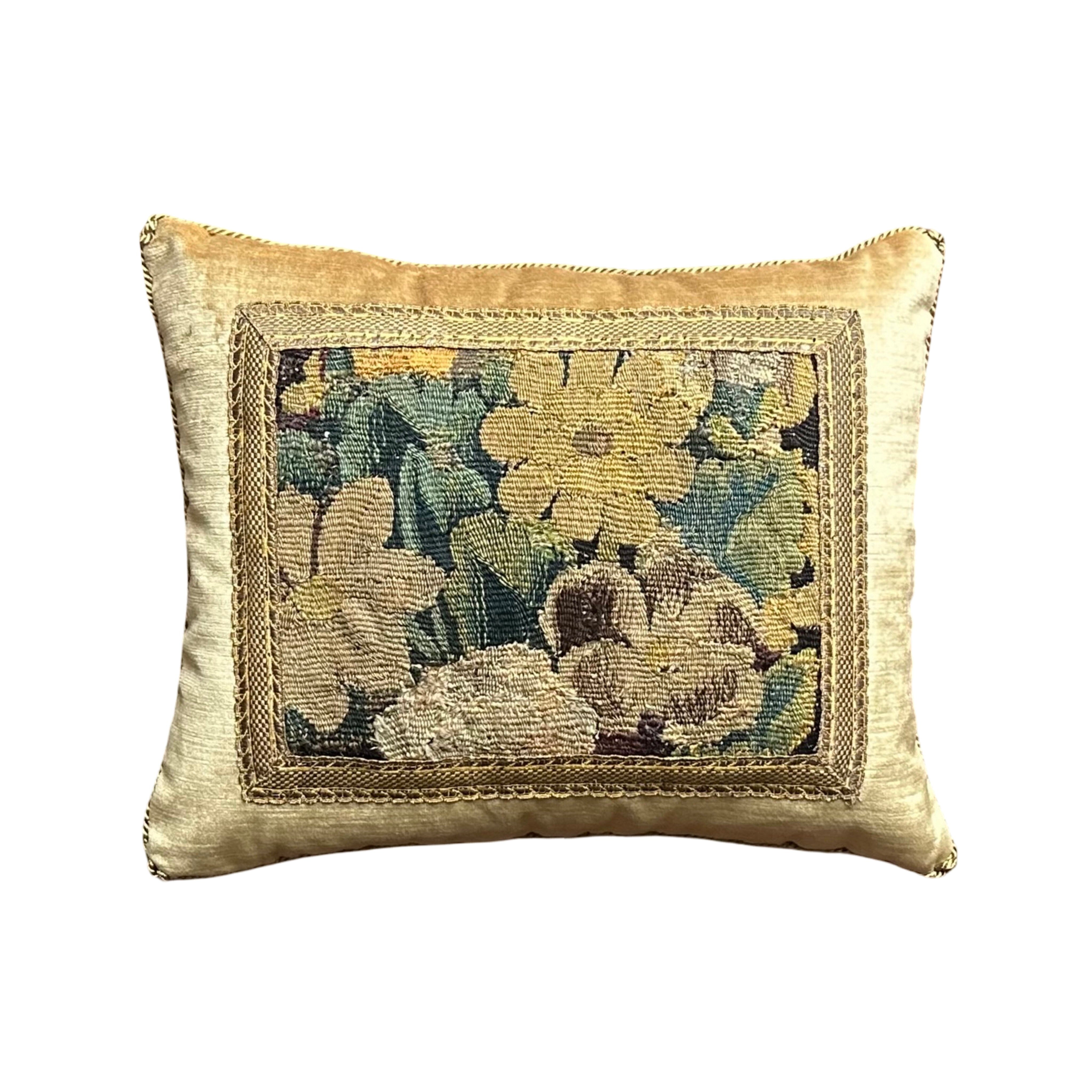 18th C. Tapestry Fragment (#T052125 | 13" x 16") New Pillows B. Viz Design