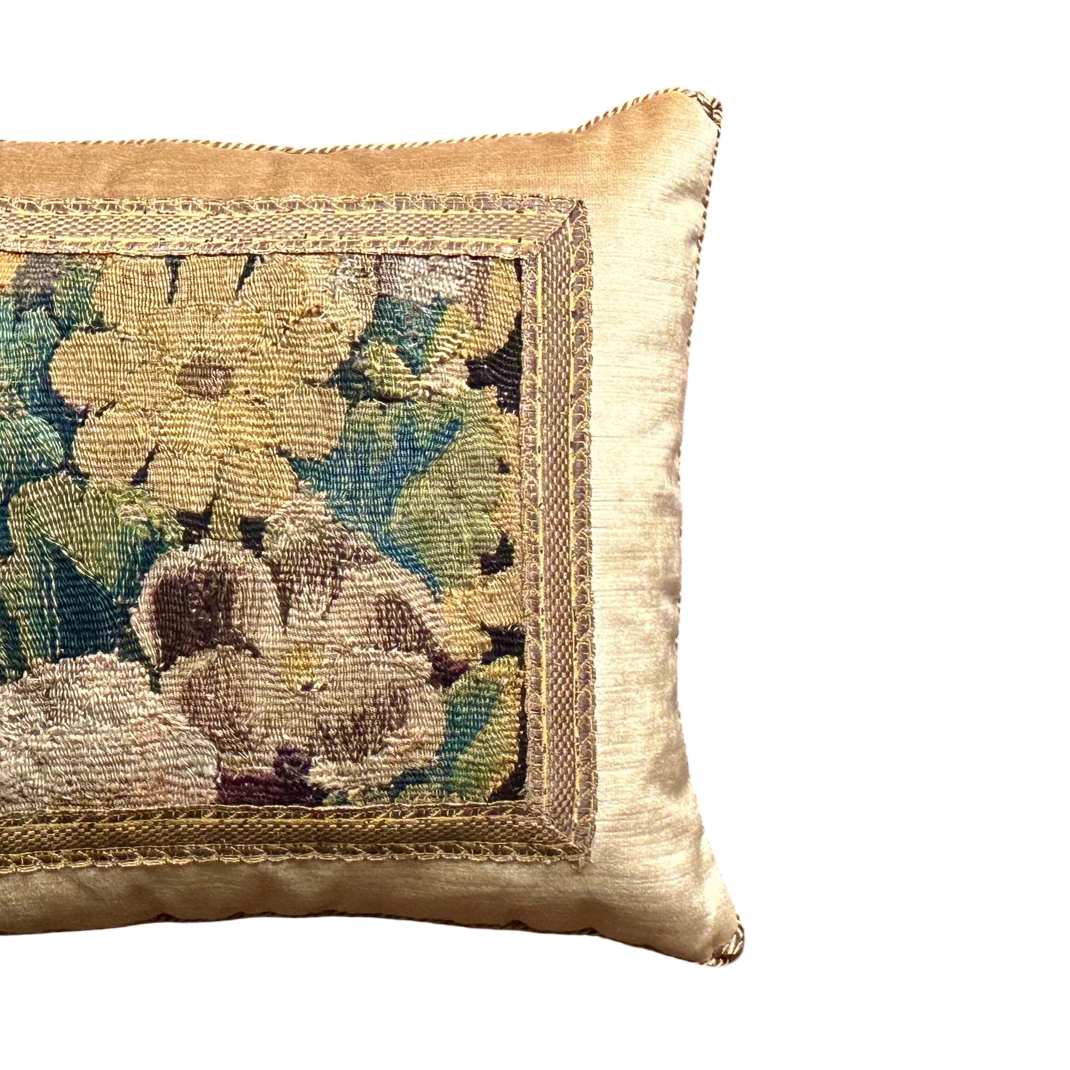 18th C. Tapestry Fragment (#T052125 | 13" x 16") New Pillows B. Viz Design