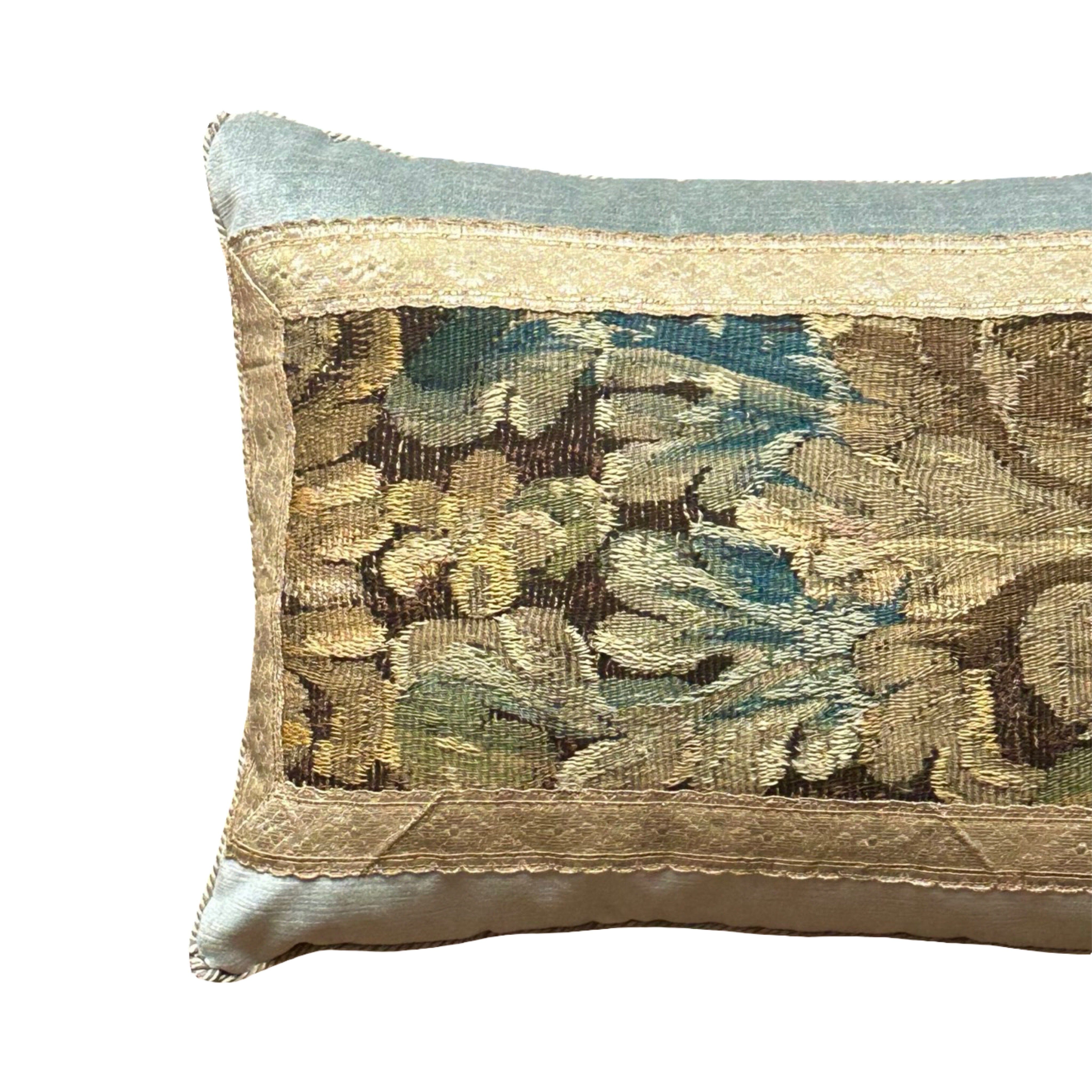 19th Century Tapestry Fragment (#T040125 | 13 x 19") New Pillows B. Viz Design