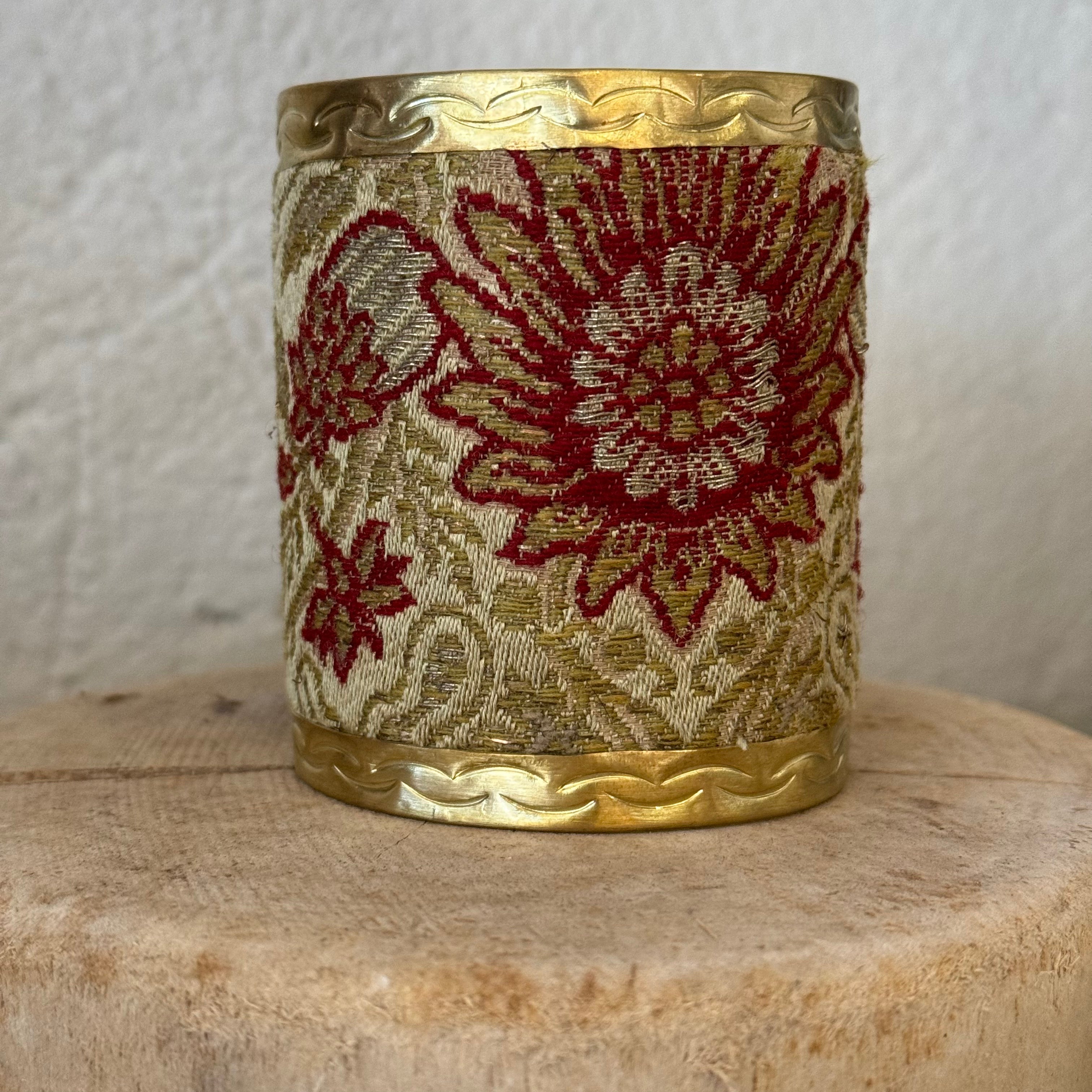 Antique Embroidery Cuff Bracelet |Gold, Metallic Golds, Reds Bracelet Eyup Gunduz A
