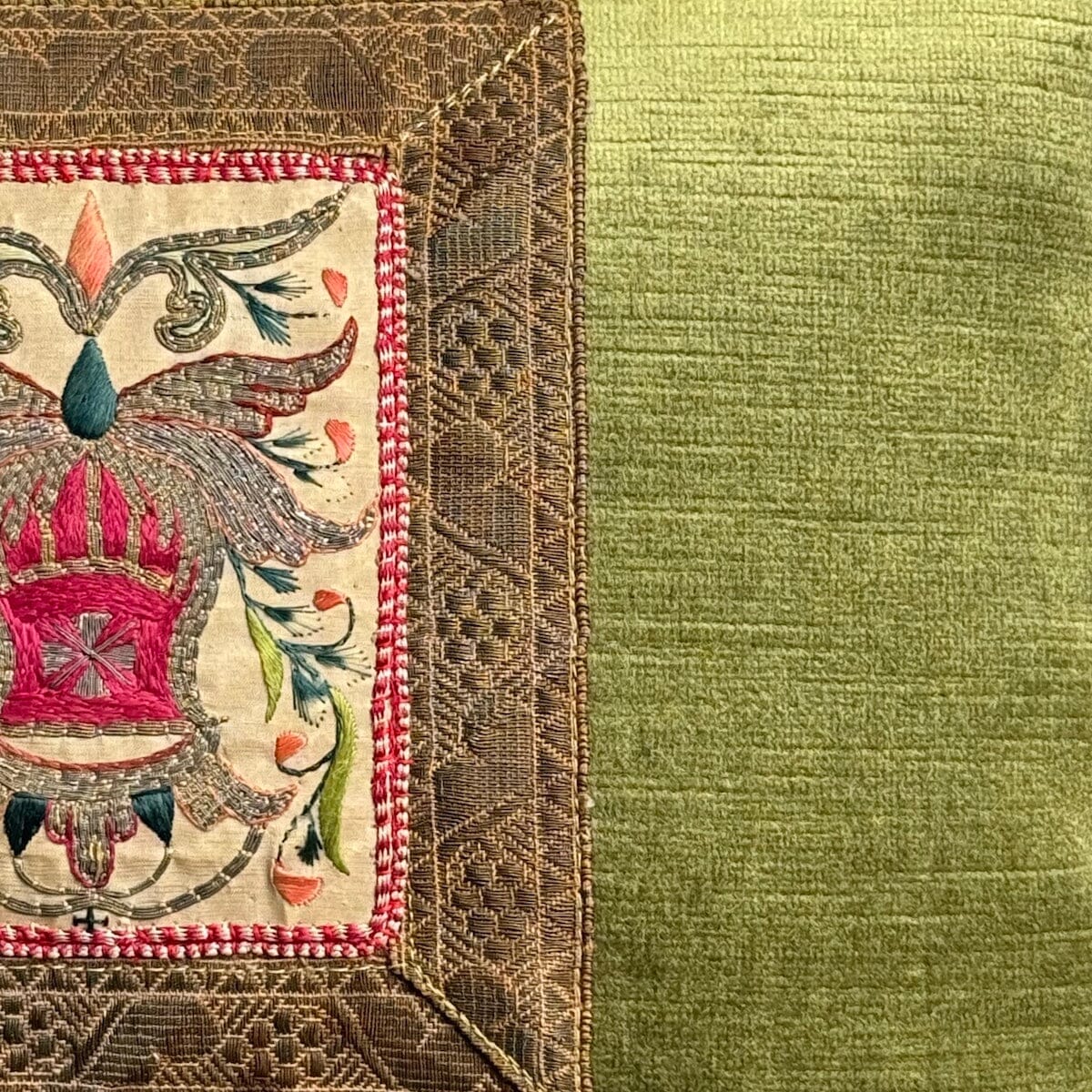 Antique European Crest (#E042224 | 10 1/2 x 14") New Pillows B. Viz Design