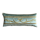 Antique European Raised Gold Metallic Embroidery (#E053024 | 12 x 28.5") New Pillows B. Viz Design