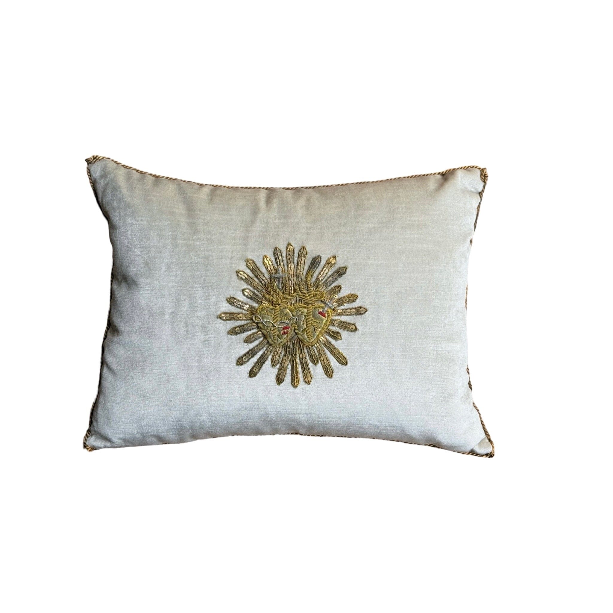 Antique Gold and Silver Ecclesiastic Applique (#E051724 | 13"x 17") New Pillows B. Viz Design