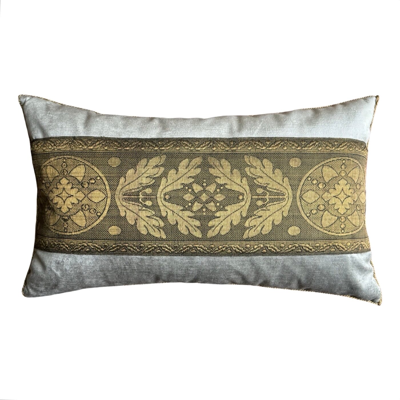 Antique Gold Metallic Galon (#A122223| 15 x 25.5") New Pillows B. Viz Design 