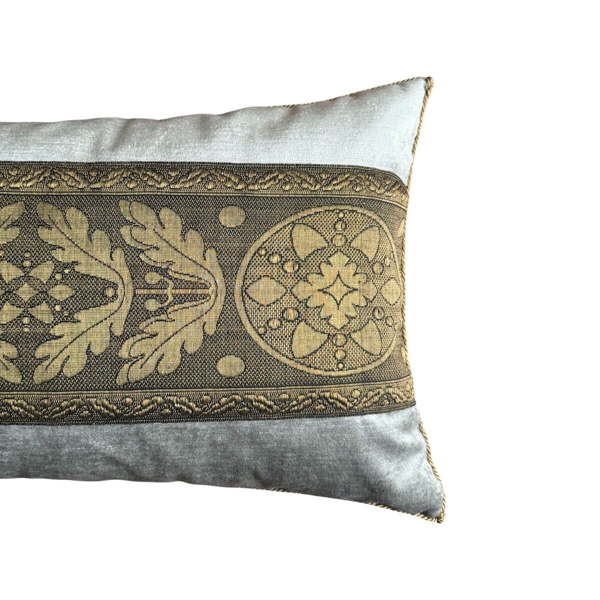 Antique Gold Metallic Galon (#A122223| 15 x 25.5") New Pillows B. Viz Design