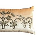 Antique Ottoman Empire Gold Metallic Embroidery (#E030124 | 15 x 31") New Pillows B. Viz Design