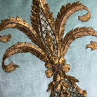Antique Ottoman Empire Gold Metallic Embroidery (#E031124A&B | 20 x 20") New Pillows B. Viz Design