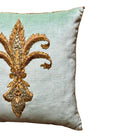 Antique Ottoman Empire Gold Metallic Embroidery (#E031124A&B | 20 x 20") New Pillows B. Viz Design