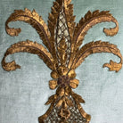 Antique Ottoman Empire Gold Metallic Embroidery (#E031124A&B | 20 x 20") New Pillows B. Viz Design