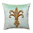 Antique Ottoman Empire Gold Metallic Embroidery (#E031124A&B | 20 x 20") New Pillows B. Viz Design