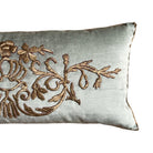 Antique Ottoman Empire Gold Metallic Embroidery (#E052024 | 15 x 32") New Pillows B. Viz Design