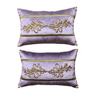 Antique Ottoman Empire Gold Metallic Embroidery (#E080624A&B | 12 x 18") New Pillows B. Viz Design