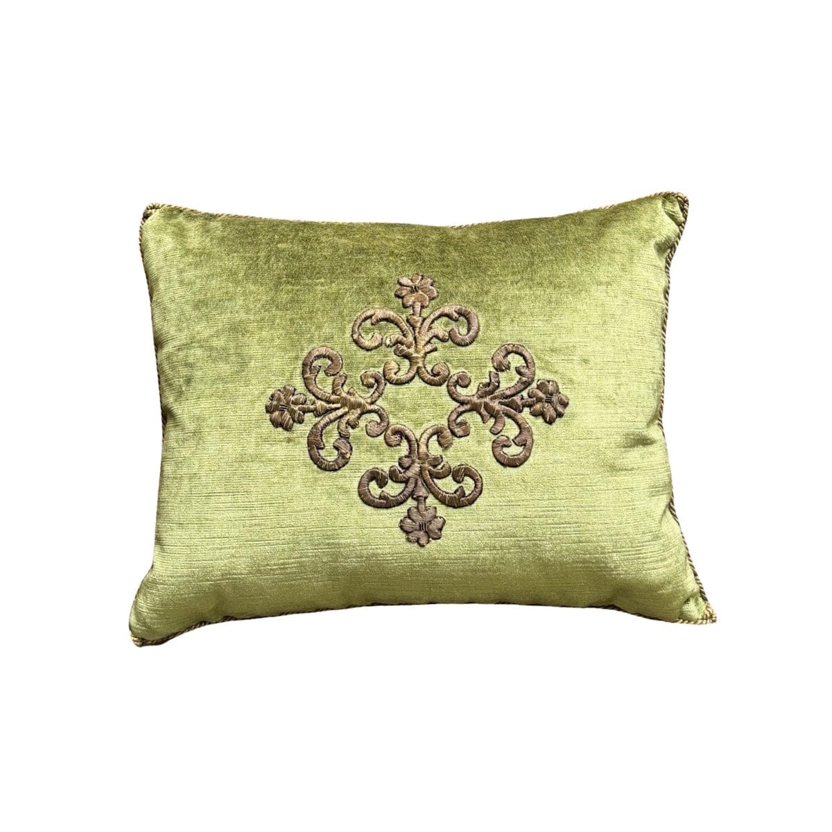 Antique Ottoman Empire Gold Metallic Pillow (#E082323 | 12x 15) New Pillows B. Viz Design