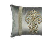 Antique Ottoman Empire Raised Gold Embroidery (#E092223A&B | 14 x 18 1/2") New Pillows B. Viz Design