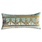 Antique Ottoman Empire Raised Gold Embroidery (#E130523 | 13 1/4 x 29 1/2") New Pillows B. Viz Design
