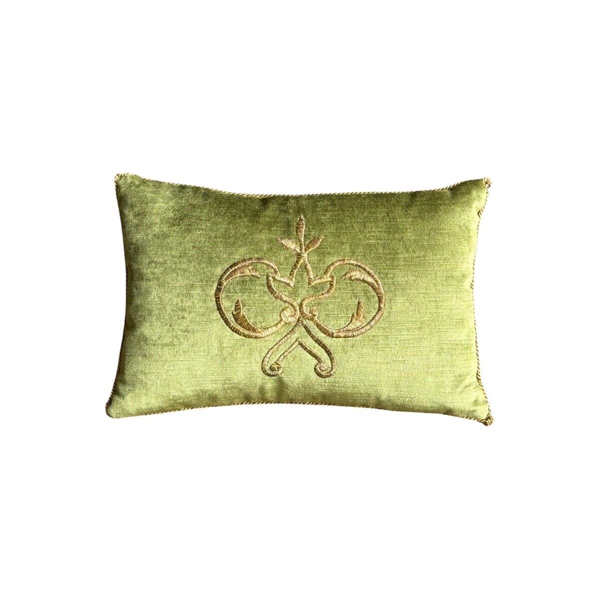 Antique Ottoman Empire Raised Gold Metallic Embroidery (#E021424 | 10 x 15") New Pillows B. Viz Design