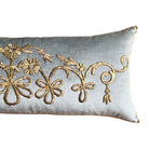 Antique Ottoman Empire Raised Gold Metallic Embroidery (#E080924 | 14.5 x 36") New Pillows B. Viz Design