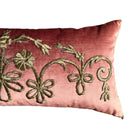 Antique Ottoman Empire Raised Gold Metallic Embroidery (#E081024 | 14x 30 1/4") New Pillows B. Viz Design