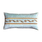 Antique Ottoman Empire Raised Gold Metallic Embroidery (#E090324A&B | 12 x 23") New Pillows B. Viz Design