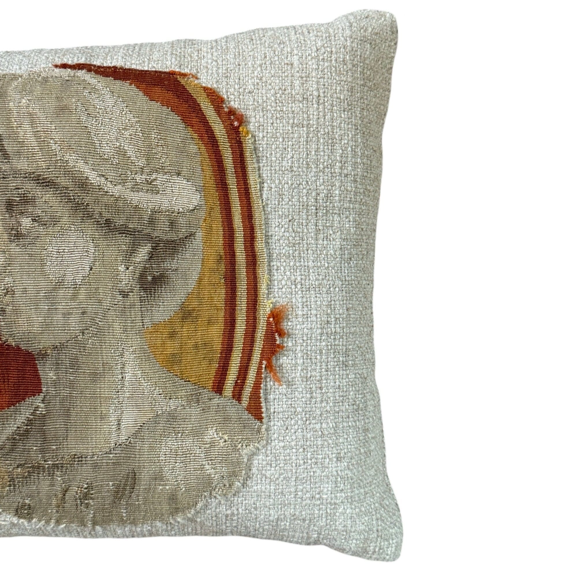 Antique Tapestry Fragment (#T090824 | 15 x 17") New Pillows B. Viz Design