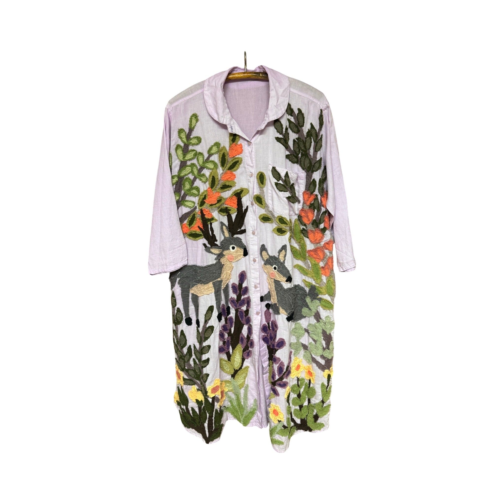 Applique Animal Dress from Thailand Dress Baanpueng Handmade Shop A