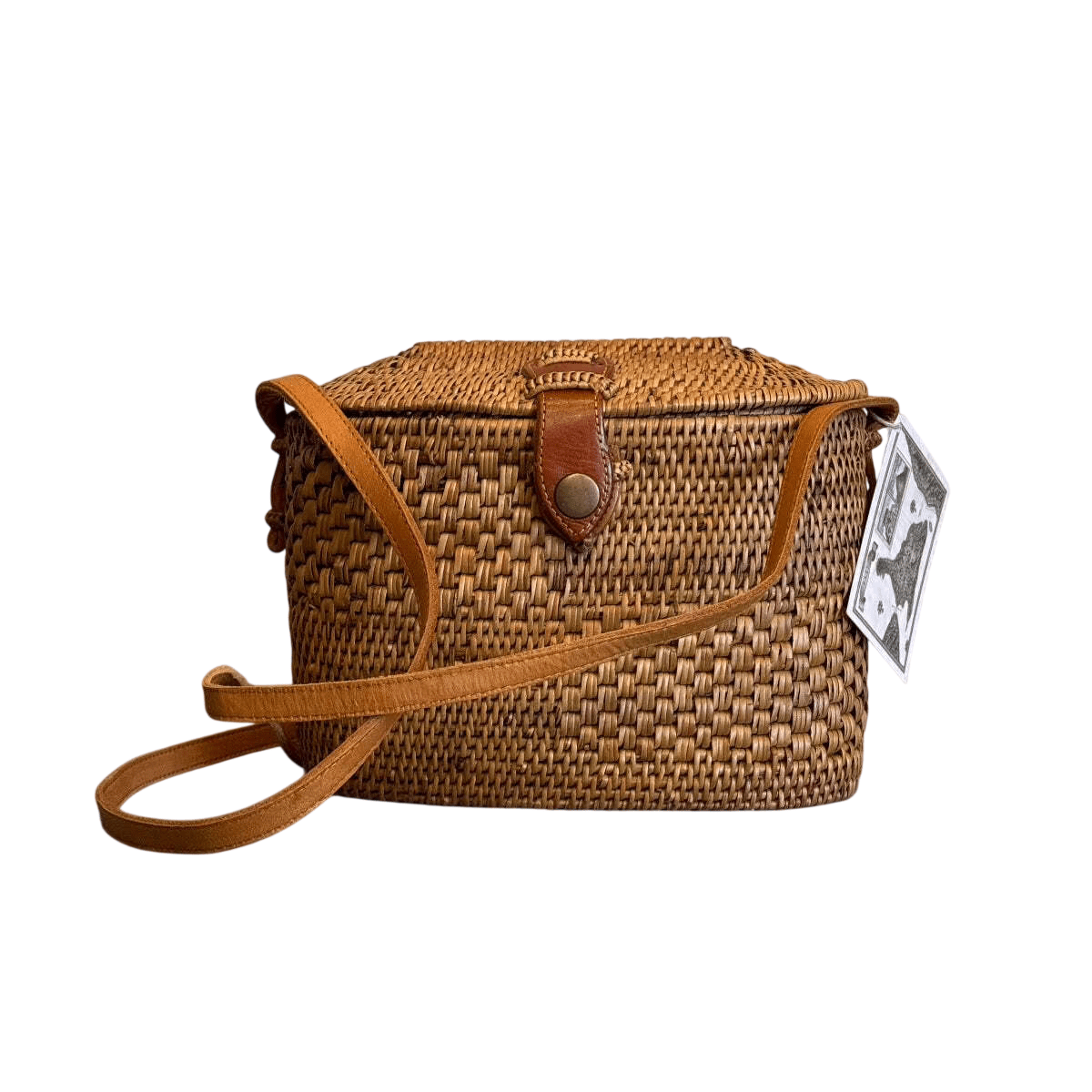 Balinese Window Tote with Shoulder Strap Bag The Winding Road