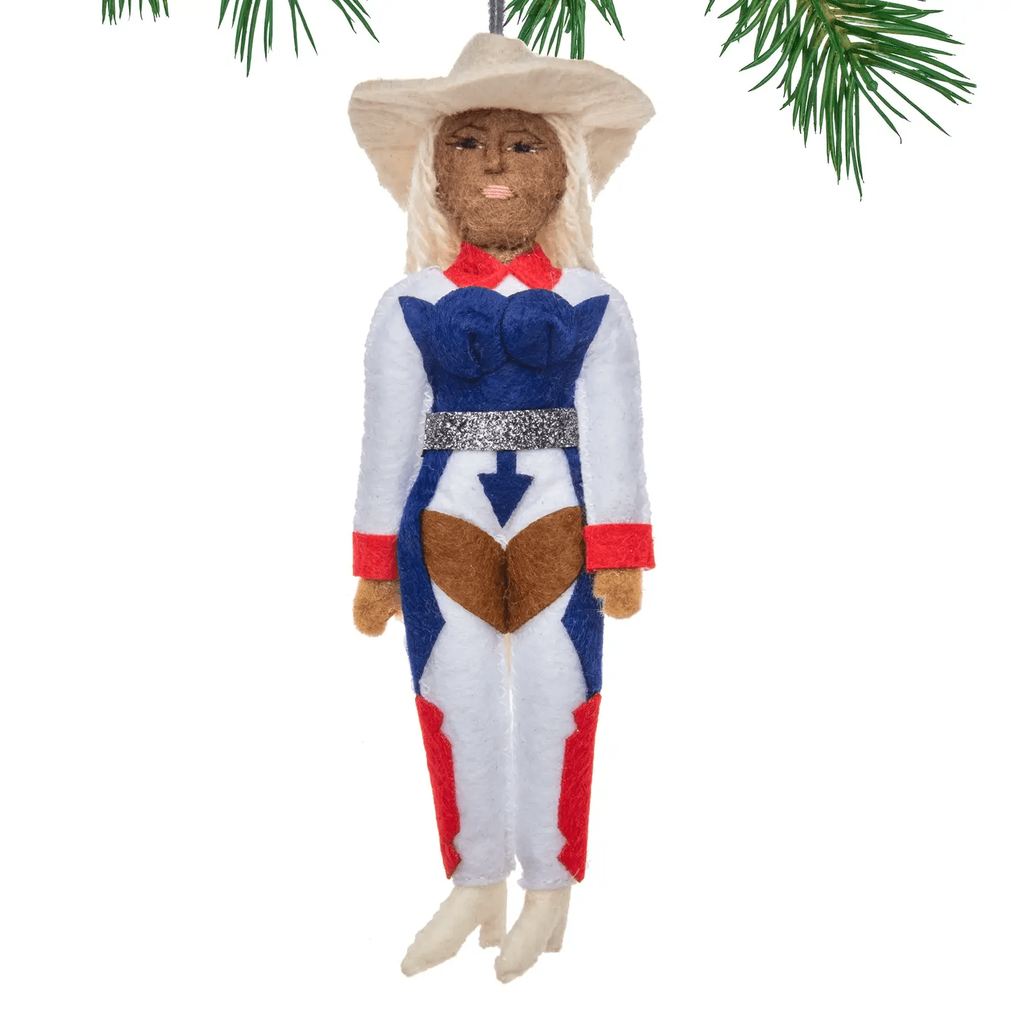 "Beyoncé" Felt Ornament Holiday Ornaments Silk Road Bazaar