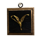Bourbon Barrel Frame with Crane | 3" Wide x 1 Objet d'Art Museum Bees