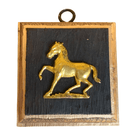 Bourbon Barrel Frame with "Horse" Museum Bees | 3 1/4" x 1" Museum Bees Trace Mayer Antiques