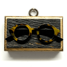 Bourdon Barrel Frame with Glasses | 3 1/4 x 1" Museum Bees Museum Bees