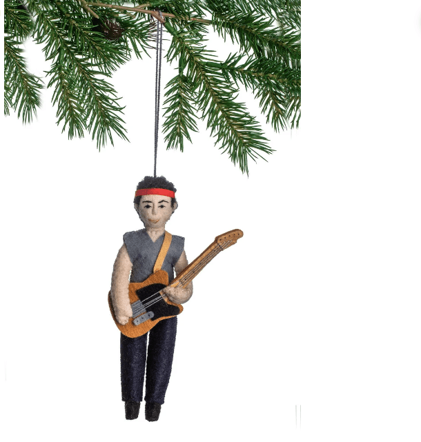 "Bruce Springsteen" Felt Ornament Silk Road Bazaar