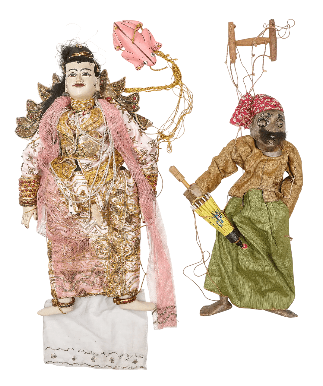 Burmese Marionette Puppet Marionette Live Auctioneers