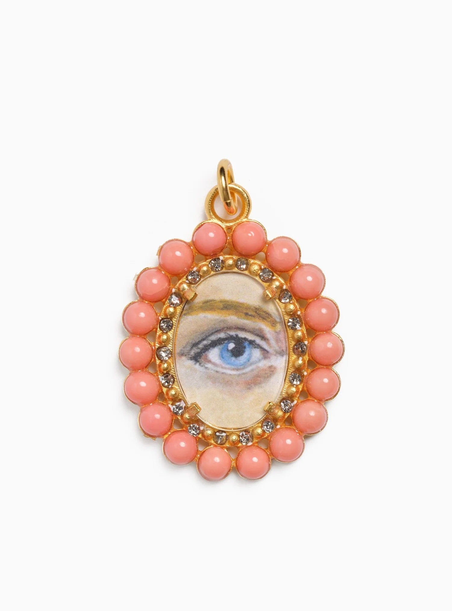Coral Lover's Eye Pendant, Blue Pendant Fallen Aristocrat