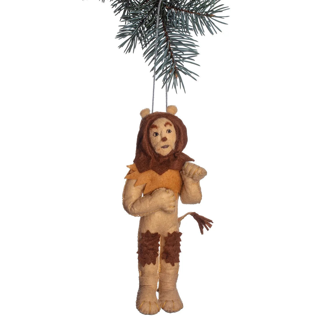 "Cowardly Lion" Felt Ornament Silk Road Bazaar