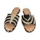 Elysian Silk Ikat Sandals Sandals Elysian by Emily Morrison Black and White 5.5