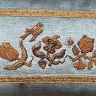 English 17th C. Tent Stitch Embroidery Applique (#A102123 | 12 x 16") New Pillows B. Viz Design