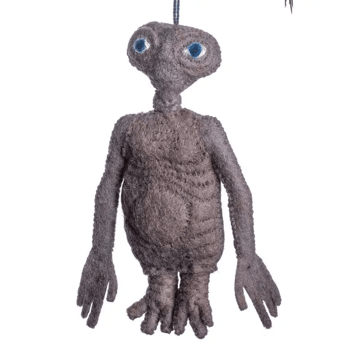 "E.T." Felt Ornament Holiday Ornaments Silk Road Bazaar