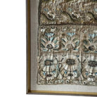 Framed 18th Century Muslin Hand Embroidered Ottoman Towels (430423) Antique Textile Rebecca Vizard