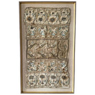 Framed 18th Century Muslin Hand Embroidered Ottoman Towels (430423) Antique Textile Rebecca Vizard