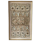 Framed 18th Century Muslin Hand Embroidered Ottoman Towels (430423) Antique Textile Rebecca Vizard