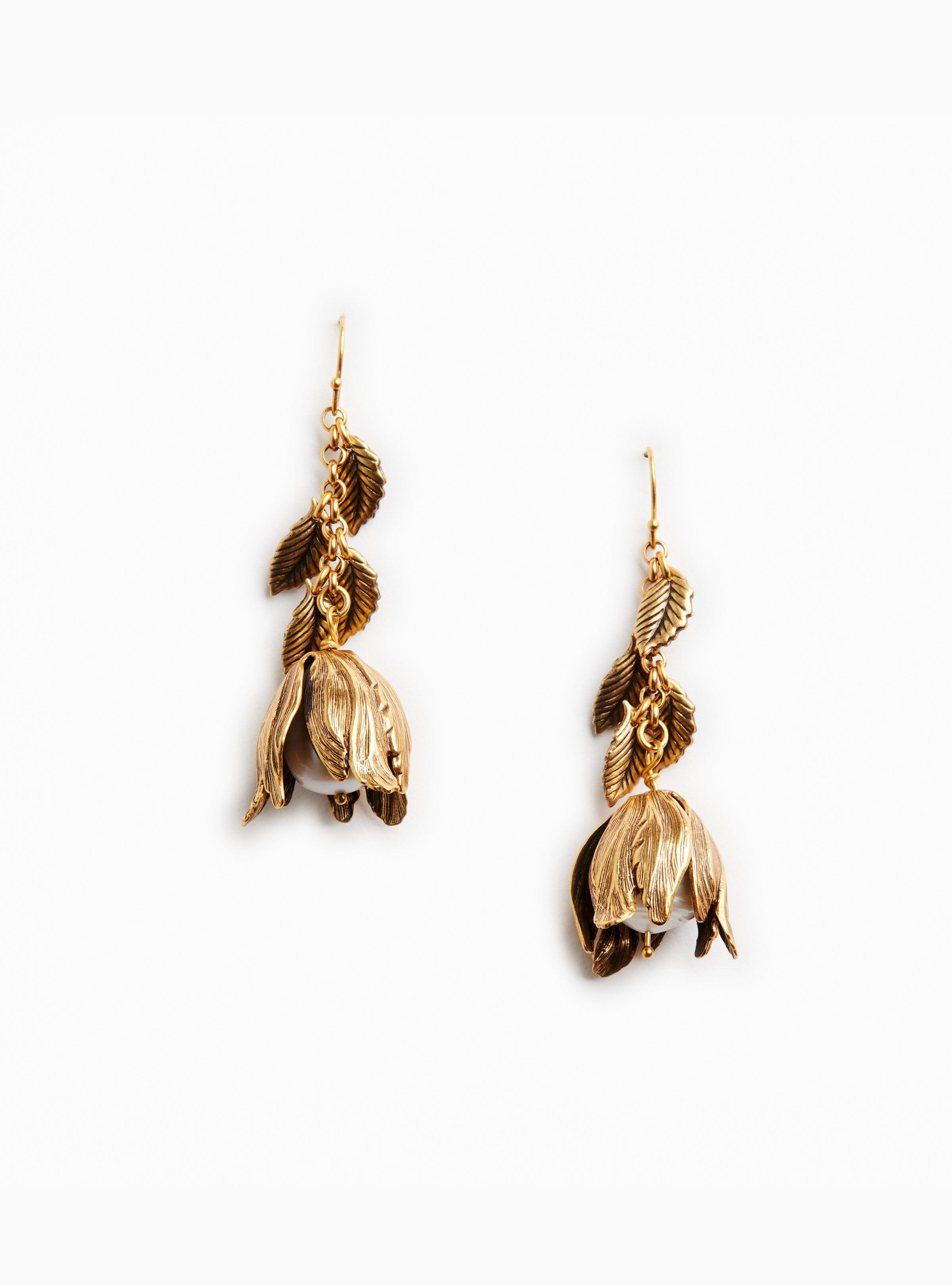 French Tulip Earrings Fallen Aristocrat