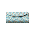 Glasses Case made of Fortuny Fabric Glasses Case Jan Whitlock Aqua and Gold