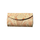 Glasses Case made of Fortuny Fabric Glasses Case Jan Whitlock Brown and Antique Gold