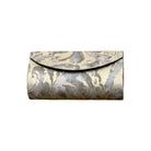Glasses Case made of Fortuny Fabric Glasses Case Jan Whitlock Gray and Antique Gold